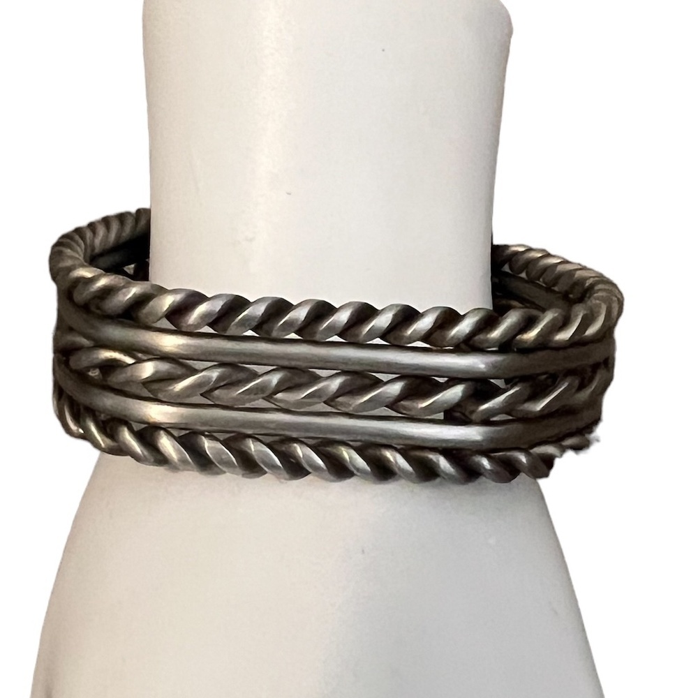 UNISEX VIKING STYLE, HAND CRAFTED STAINLESS BRACELET